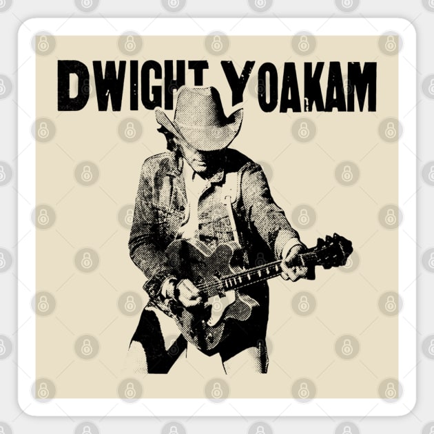 Dwight Yoakam  // Vintage Style Magnet by Finainung